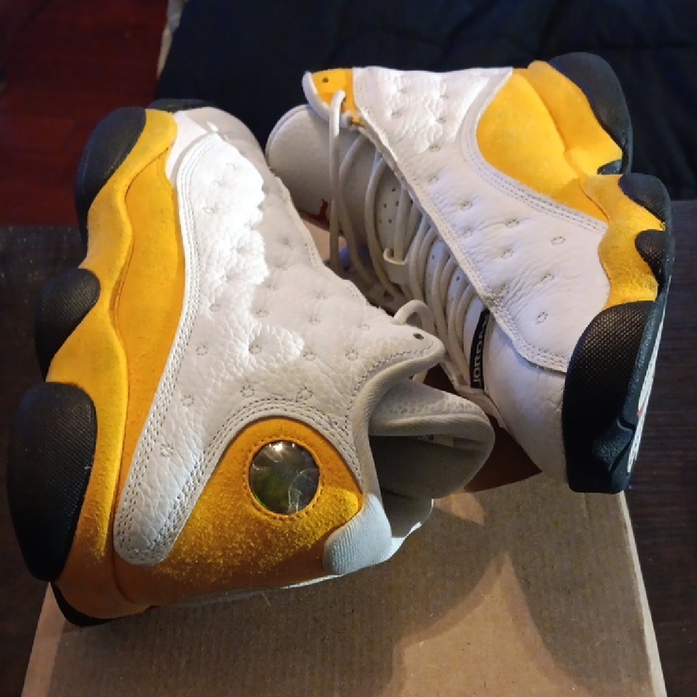 Jordan 13 Retro "Del Sol" (2022) Mens 7 Womens 8.5 EUC - Picture 7 of 9